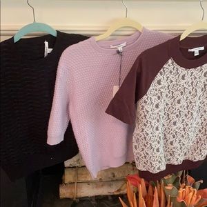 Three Carven sweaters